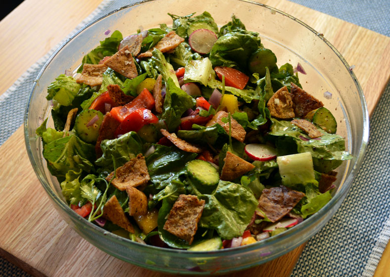 Fattoush — Fotografia real de referência