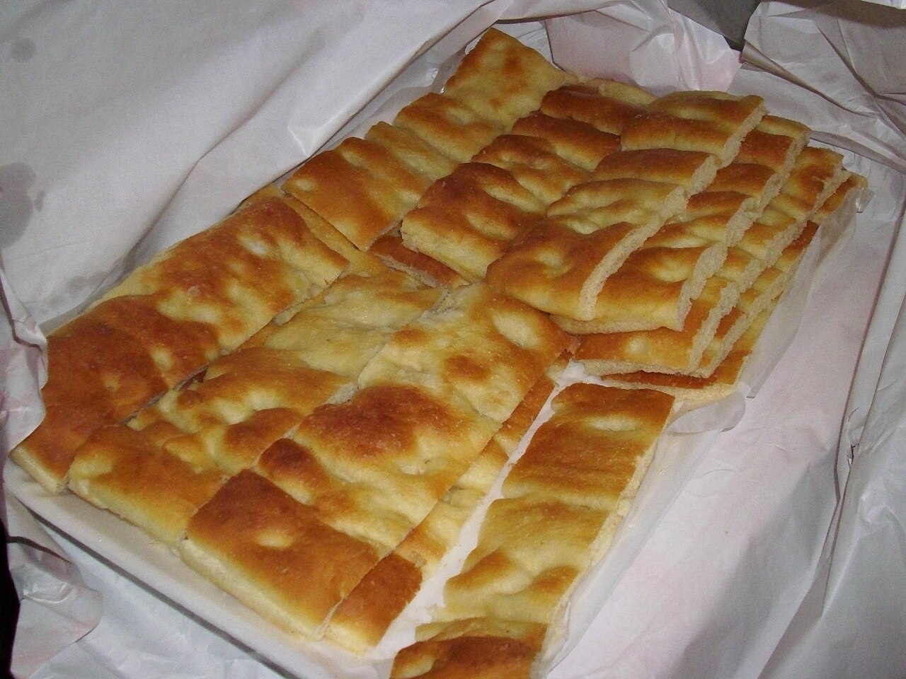 Focaccia Genovese — Fotografia real de referência