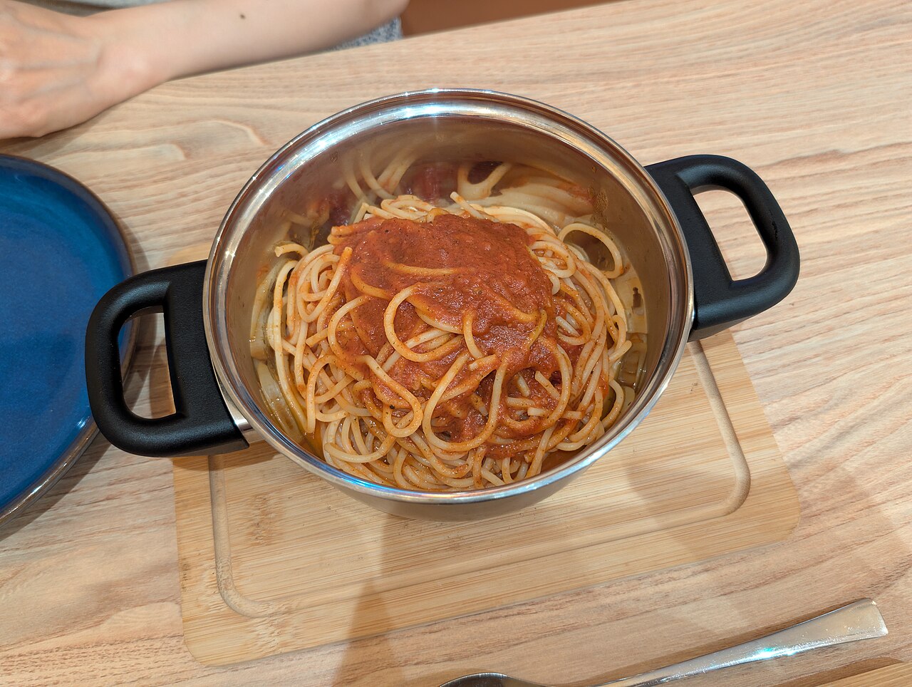 Spaghetti al Pomodoro — Fotografia real de referência