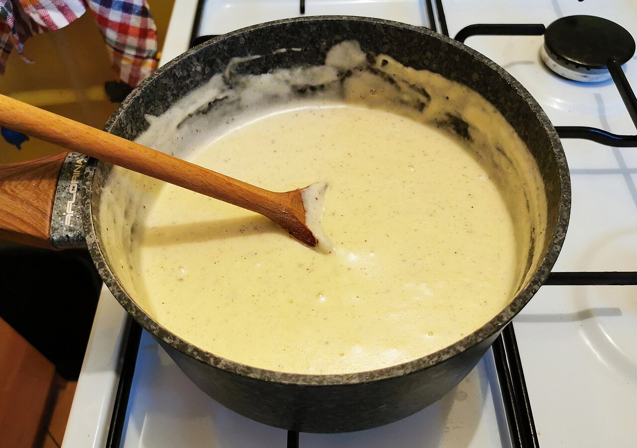 Besciamella — Fotografia real de referência