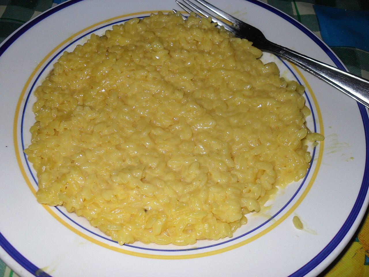 Risotto alla Milanese — Fotografia real de referência