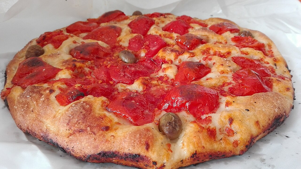 Focaccia Barese — Fotografia real de referência