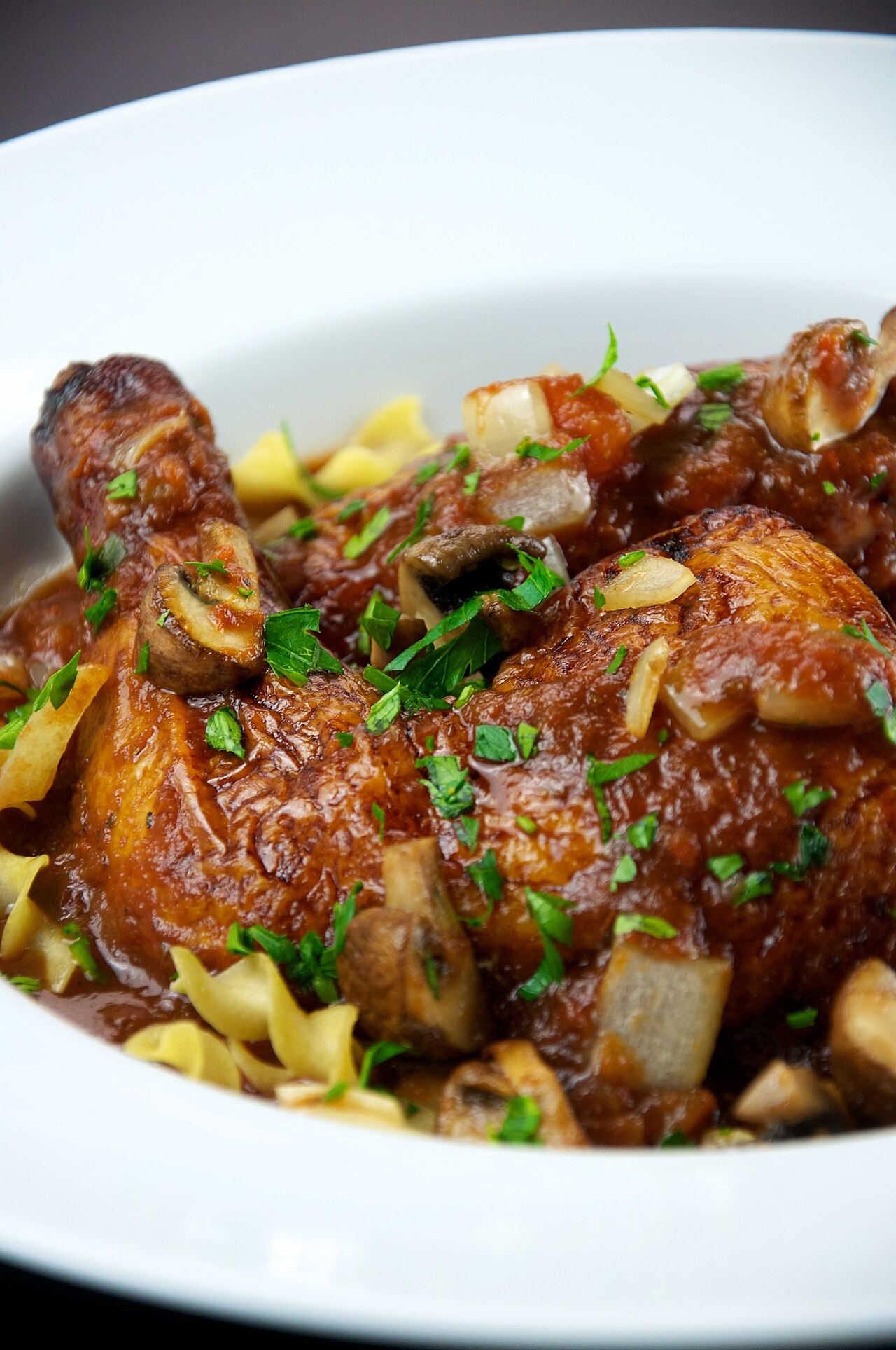 Pollo alla Cacciatora — Fotografia real de referência